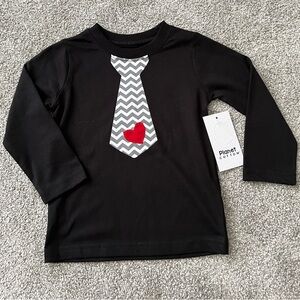 Long Sleeve Toddler Tie Tee